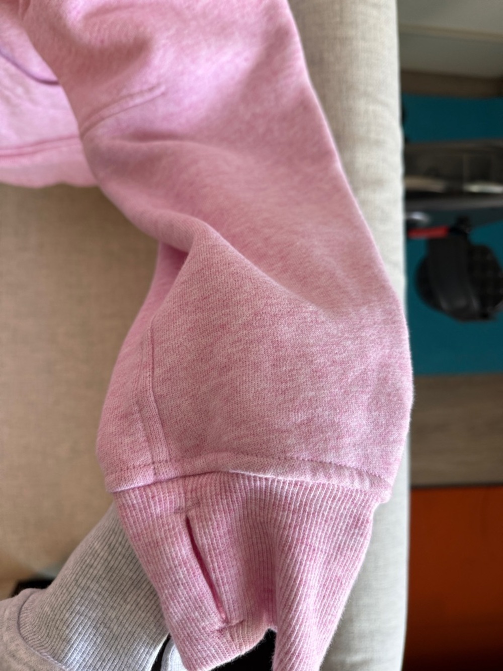 lululemon athletica Scuba Heathered VitaPink Half-Zip Pullover Sweatshirt - Picture 8 of 8